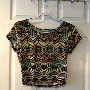 Colorful Crop Top